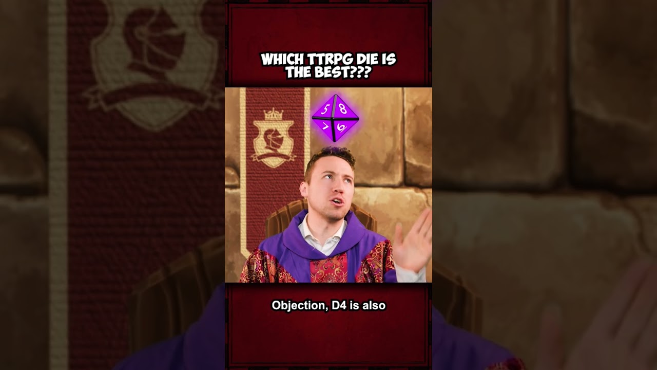 Why the d4 is the WORST die in TTRPG #shorts