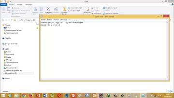 Angular CLI Create new project