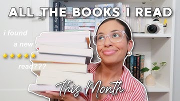 ALL THE BOOKS I READ THIS MONTH 2023 ~june book wrap up~ (romance, thriller, & a new 5 star read!)