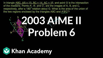 2003 AIME II problem 6 | AIME | Math for fun and glory | Khan Academy