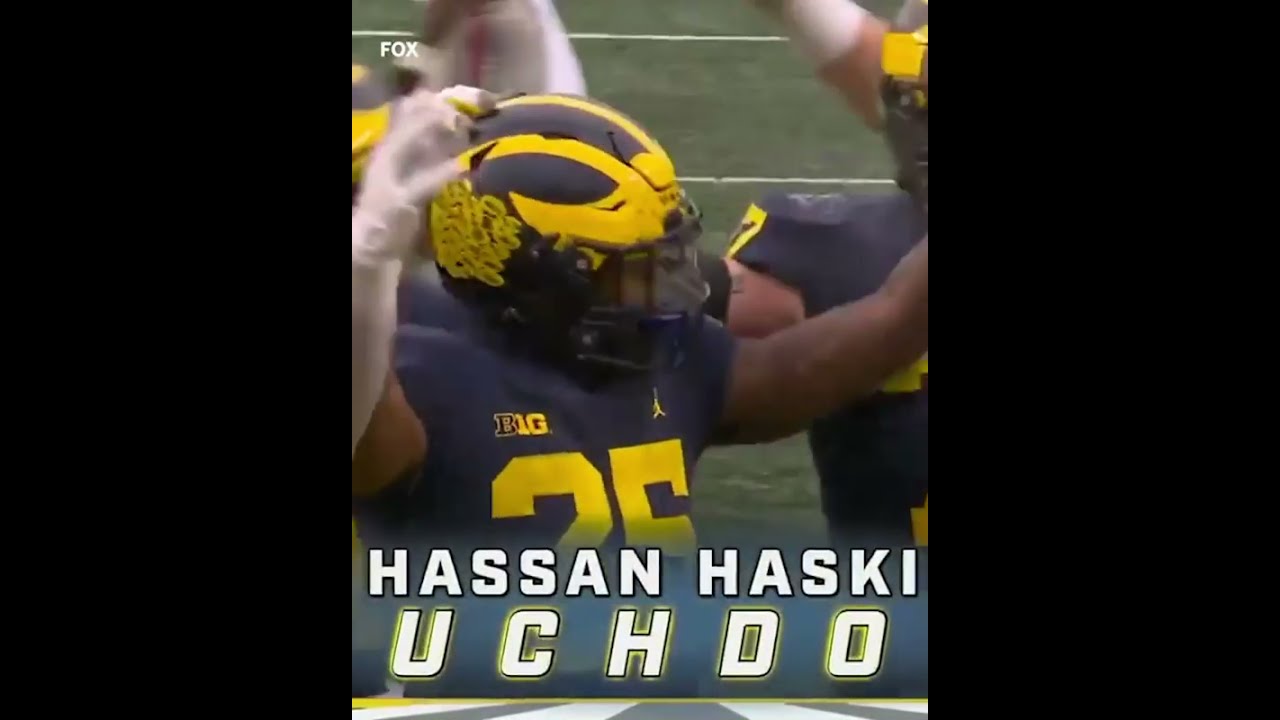 Hassan Haskins Scores 5 Touchdowns Vs Ohio State 