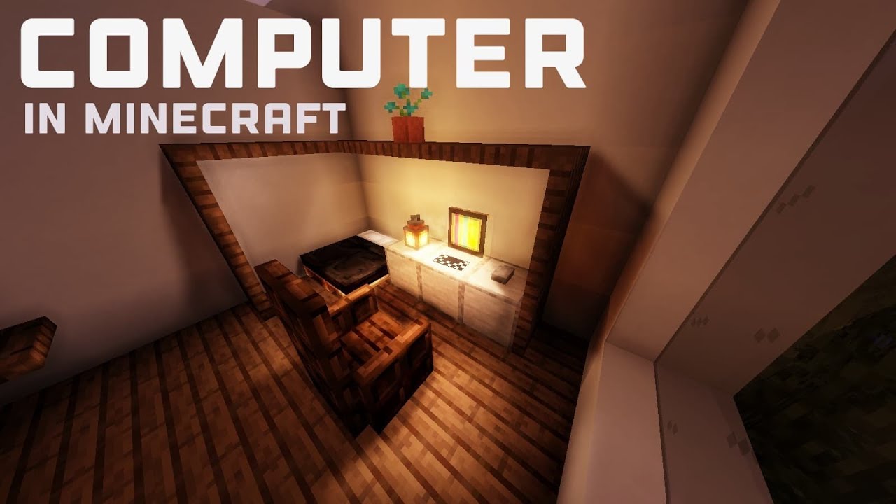 How to build computer in MINECRAFT - YouTube