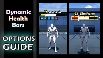 UE4 / UE5 - Dynamic Health Bars (customisation options)
