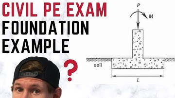 Civil PE Exam - Foundations Example
