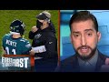 If Eagles fired Pederson to keep Wentz, it's a mistake — Nick Wright | NFL | FIRST THINGS FIRST