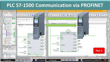PLC S7-1500 Communication with PLC S7-1500 in TIA Portal V17 | Simulation | Siemens PLC | scada