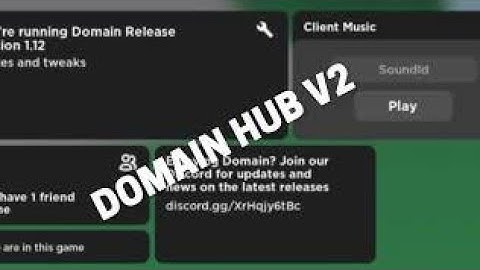 New Domain Hub Gui Script with many good features | arceus x roblox scripts
