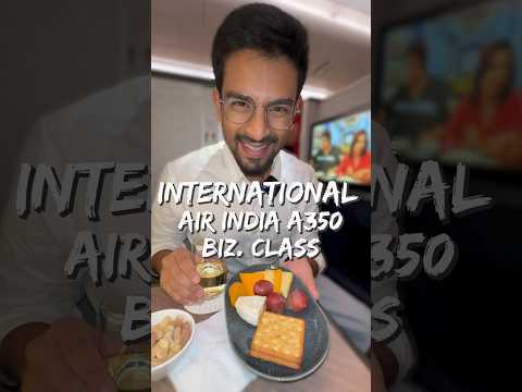 First Air India A350 International Flight To Dubai!! ✈️🥘🍾 #AD