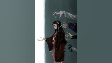 Thumbnail of now muzan and all upper moons target is nezuko 😨 #demonslayer #myedit #shorts