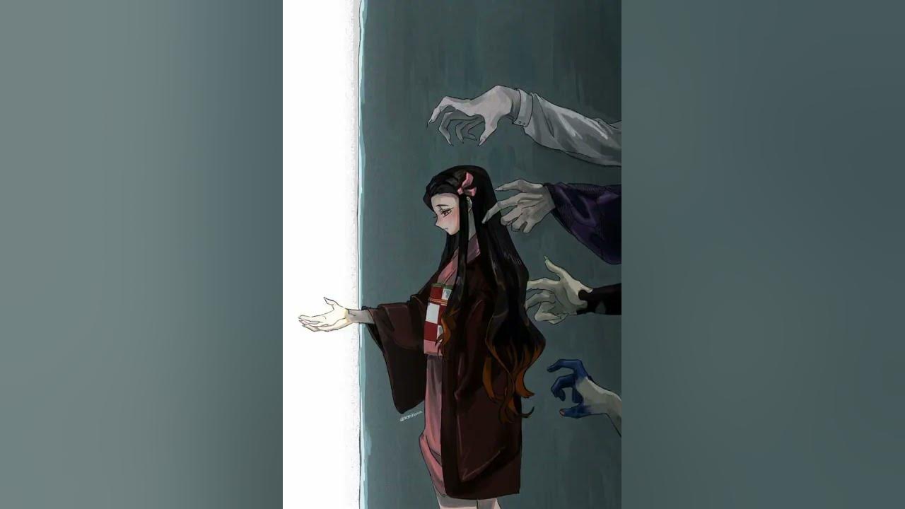 now muzan and all upper moons target is nezuko 😨 #demonslayer #myedit #shorts
