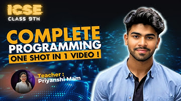 ICSE Class 9th Complete Java Programming in 1 Video || Computer