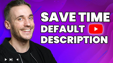 How to add a DEFAULT UPLOAD DESCRIPTION to every YouTube Video
