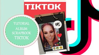 Cómo hacer un ALBUM TIKTOK tutorial scrapbooking