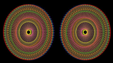 3D Mandala-A, Symmetrical Morph, Patterns 5-7