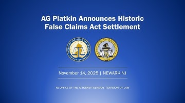 Attorney General Platkin Announces Historic False Claims Act Settlement Regarding Health Benefits