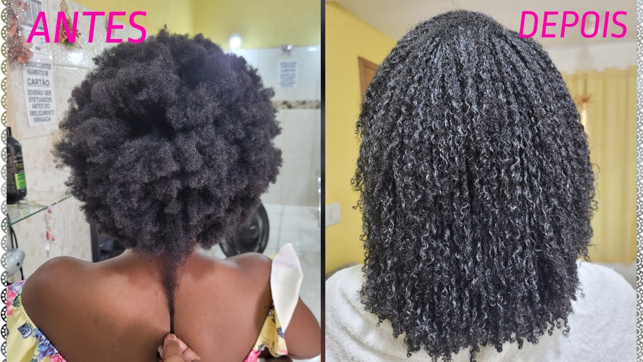 Soltura dos Cachos cabelo tipo 4.