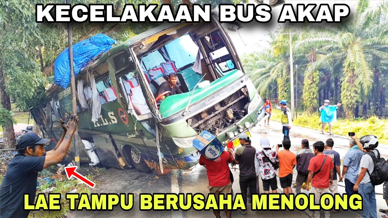 Kecelakaan Bus ALS, Penumpang Dilarikan Ke Rumah Sakit