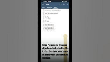 how to get memory size of variable in python #shorts trick