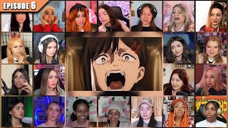 Girls React Chainsaw Man Episode 6 Reaction Mashup チェンソーマン