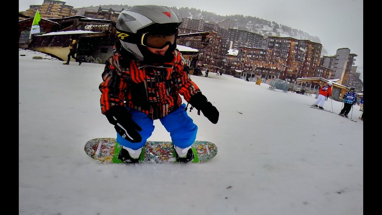 a baby snowboarder in avoriaz youtube