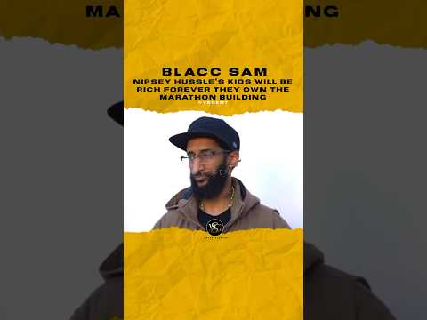 Cover #blaccsam #nipseyhussle kids will be rich forever they own #themarathon 🏢 🎥 @EarnYourLeisure