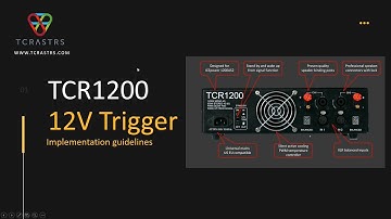 12V trigger for Icepower 1200AS2 and 2000AS2