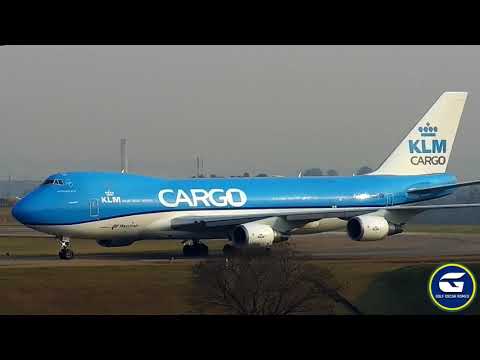 Pouso de Boeing 747 da KLM Cargo no Aeroporto de Viracopos (SBKP)