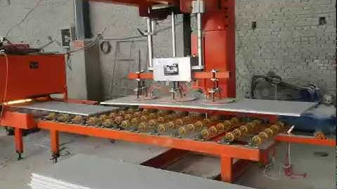auto stone flaming machine