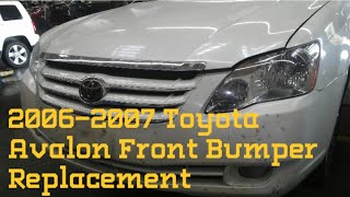 20052007 Avalon Front Bumper Replacement