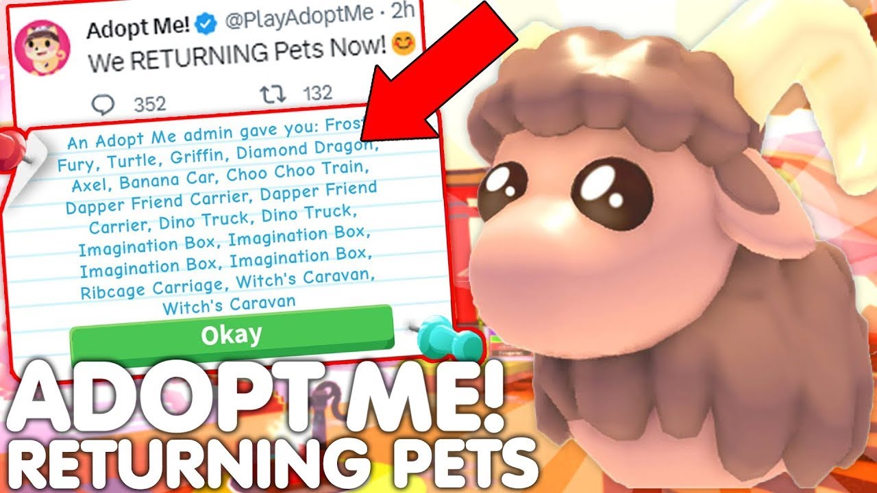 😱ADOPT ME NOW RETURNING HACKED/SCAMMED PETS...👀🔥THIS IS HUGE! (MUST ...