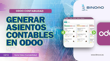 ODOO Contabilidad | Tutorial 13 📌  Cómo generar los asientos contables en Odoo