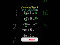 Multiply by 2 to Divide by 5? – This Math Magic Actually Works! #mathtrick #mathstricks #maths