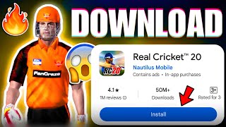 Real Cricket 20 Mod APK 💀 Everything Unlocked & New Features ‼️Rc20 New Update 2024 screenshot 1