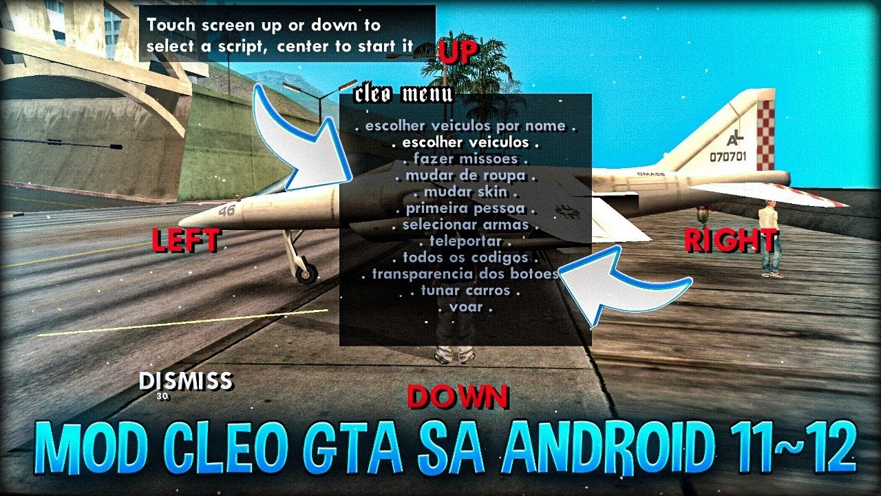 Mod cleo gta sa android (todos códigos) 