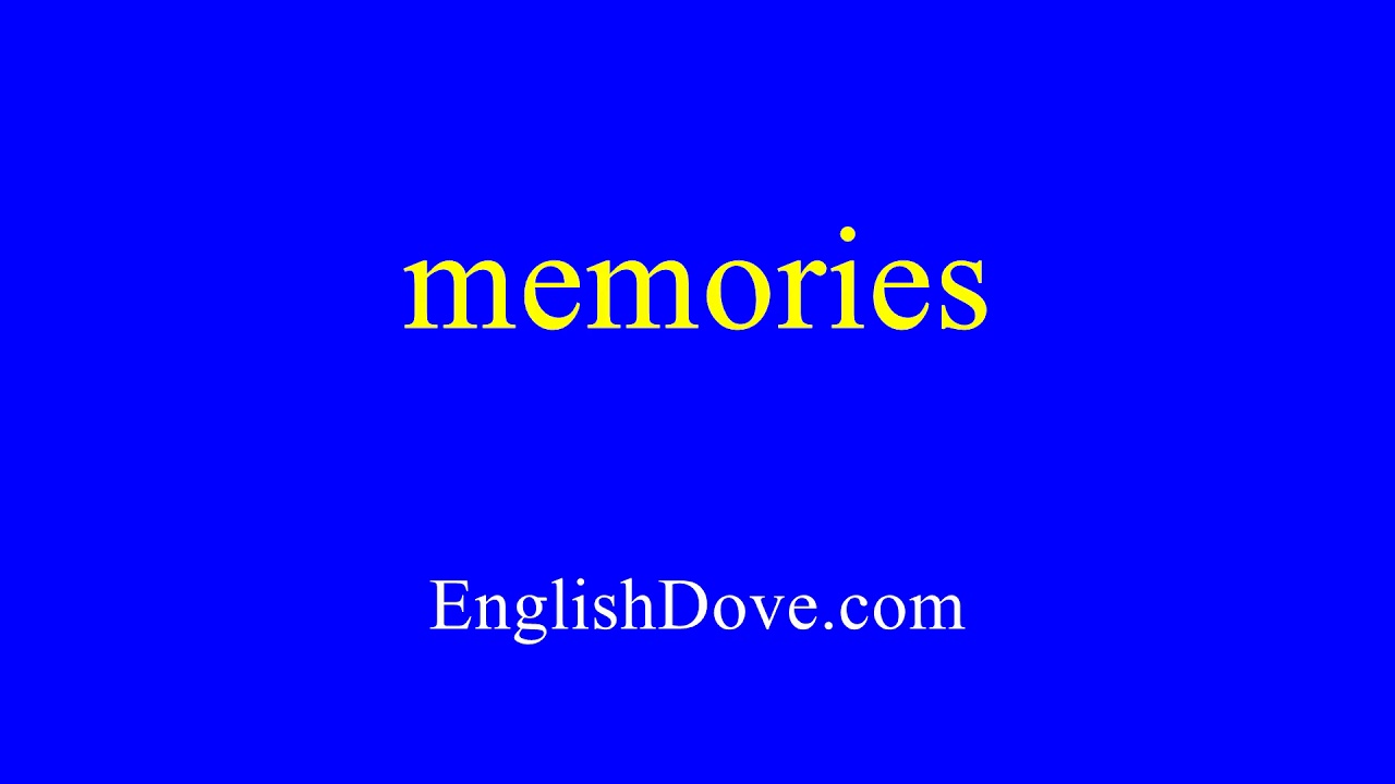memories synonym memories synonym