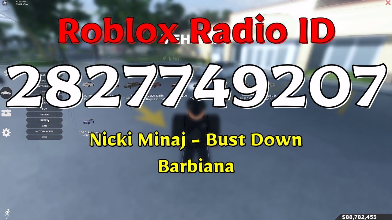 Nicki Minaj Bust Down Barbiana Roblox Code YouTube 