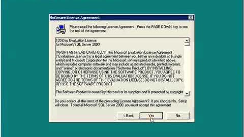 Installing SQL Server 2000