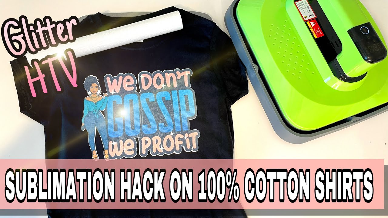 How To Sublimate on Dark Shirts using HTVRont Sublimation HTV