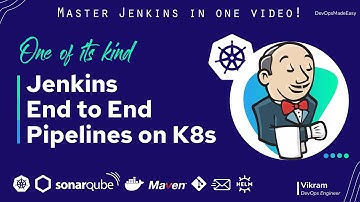 26 - Jenkins End to End Pipeline with Pods as Build Agents, Maven, Nexus, SonarQube, MailHog & Helm