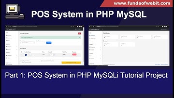 POS System in PHP MySQL Part 1 - Overview of POS System in PHP MySQLi Project Tutorial