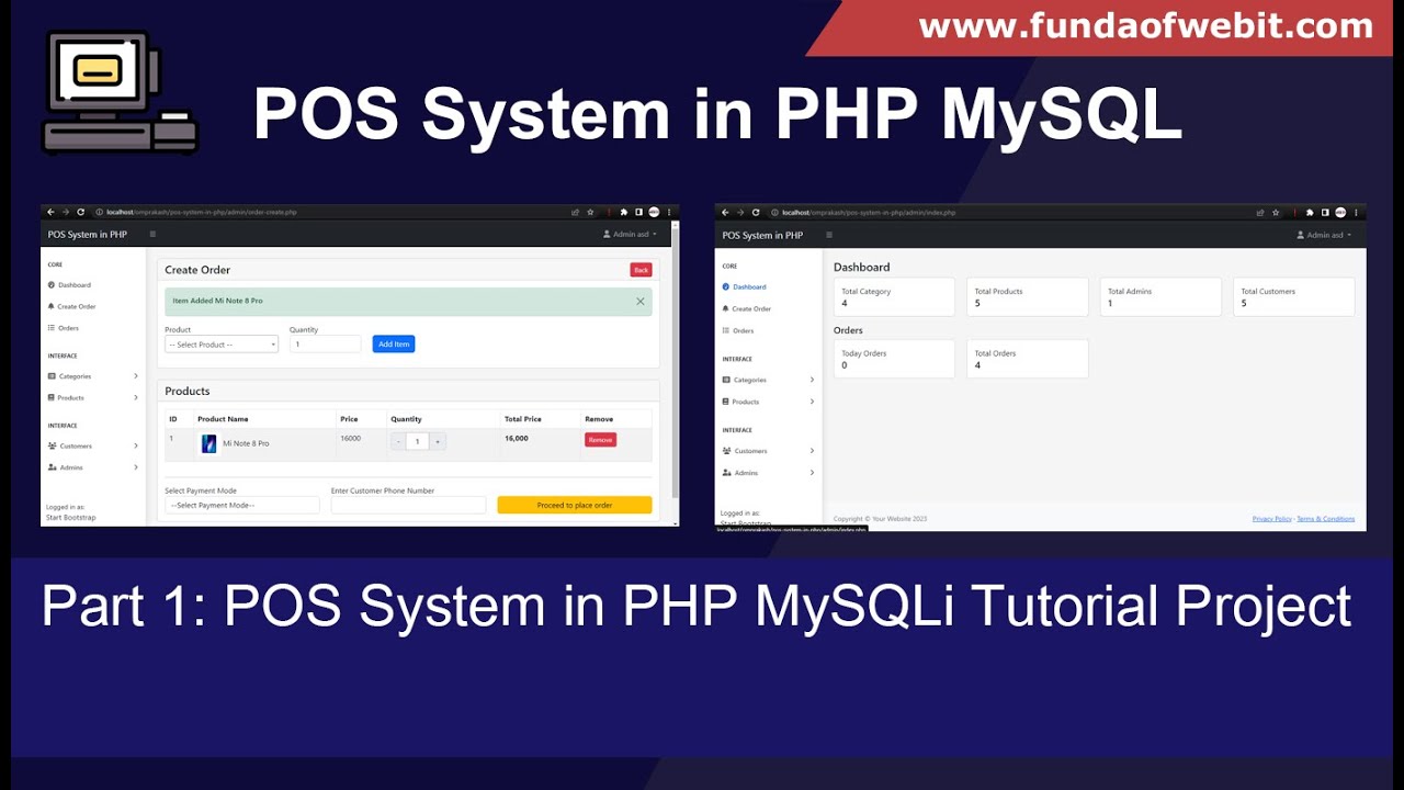 Simple - POS System in PHP MySQL Source Code