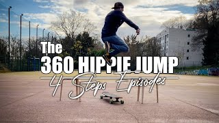 Longboard tutorial / The 360 Hippie Jump