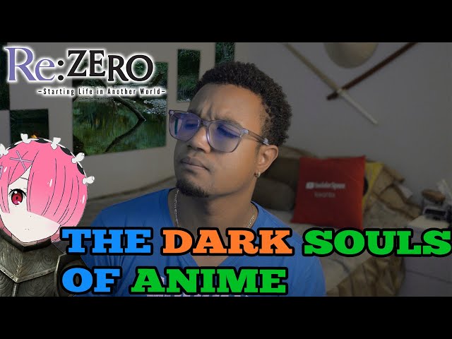 anime show TV still Re:Zero Kara Hajimeru Isekai Seikatsu Dark Souls  #crossover Natsuki Subaru Emilia (Re: Zero) Rem (Re: Zero) Ra…