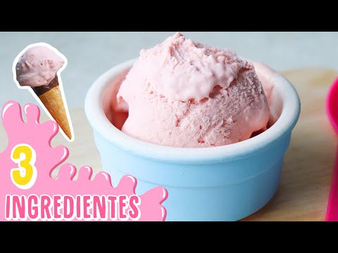 Video: Helado Casero Con Puré De Frutas