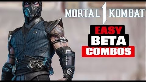 SUB ZERO EASY BETA COMBOS FOR BEGINNERS| IN MORTAL KOMBAT 1