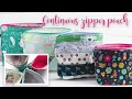Continuous Zipper Pouch - Fully Lined