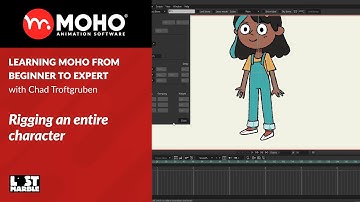 Part 24/38. Rigging an entire character - Learning Moho from beginner to expert