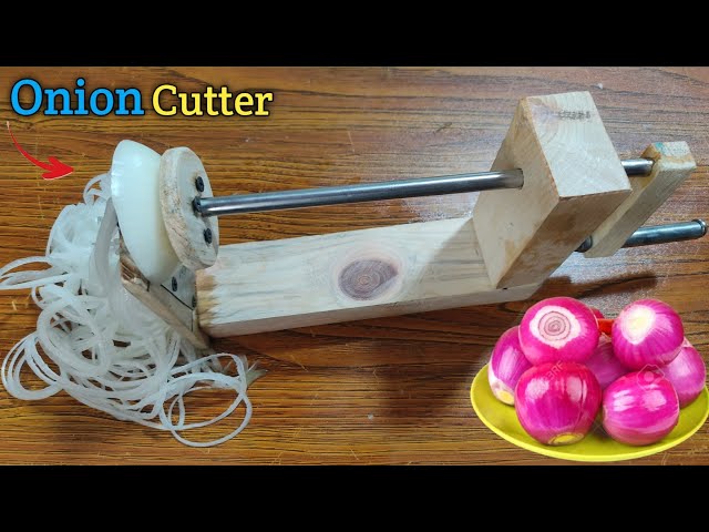 How To Make onion cutter machine 🥺, Onion Cutting Gadget