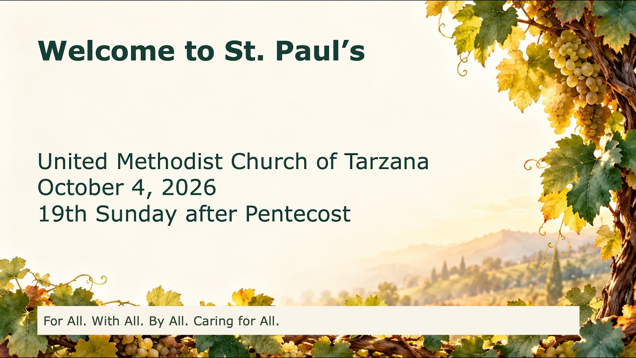 Communion Sunday - October 4,, 2026