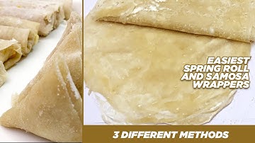 Unlock the Secret to the Easiest Spring Roll Wrappers! Lumpia wrapper